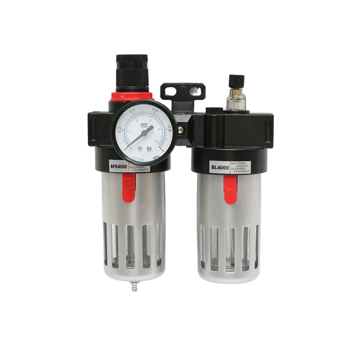 Filtru aer si ungator cu regulator de presiune max. 1 MPa, racord 1/2